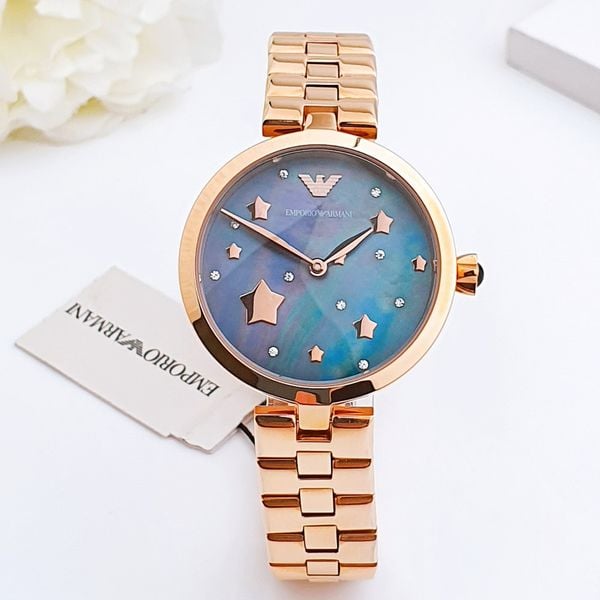 Emporio Armani Quartz AR11197 Rose Gold Đồng Hồ Nữ – PhongWatch
