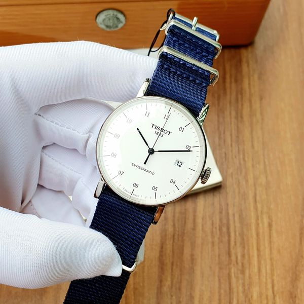 Tissot Automatic T-Classic Everytime Swissmatic Blue  Fabric Đồng Hồ Nam