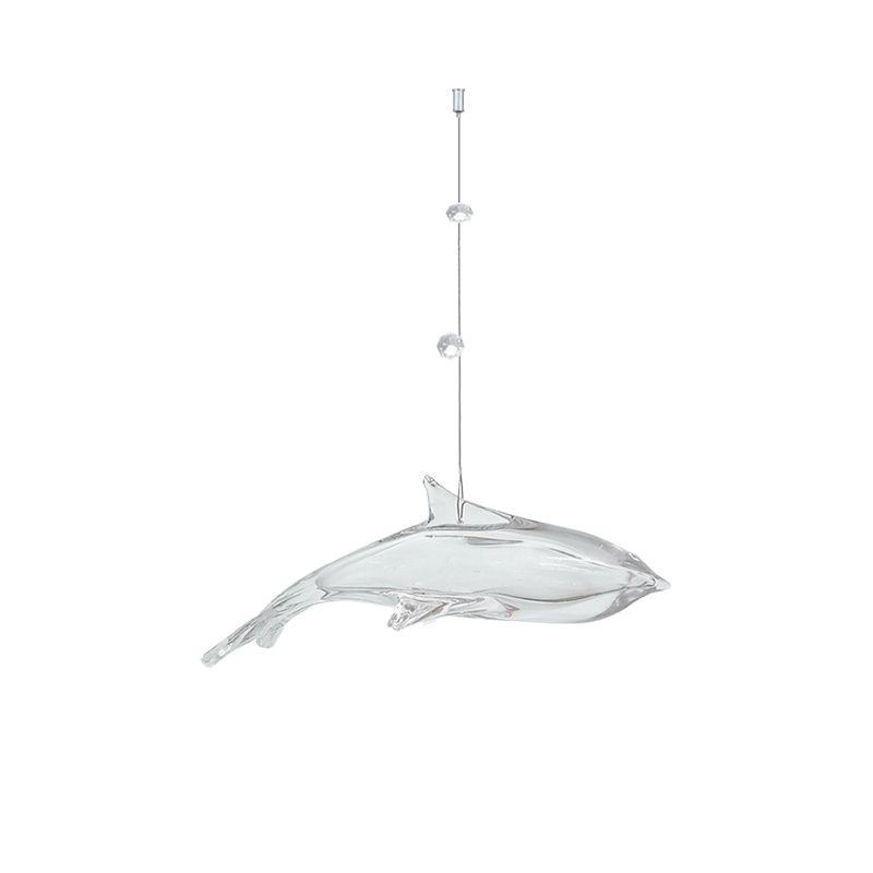 Đèn thả Decor - Thiết kế hiện đại thủy tinh hình cá heo TDC-2278