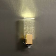 Đèn gắn tường decor, phale miếng, tạo hình giọt nước cao cấp VDC-594