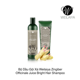 BỘ GỘI XẢ DÀNH CHO TÓC KHÔ VÀ HƯ TỔN WEILAIYA ZINGIBER OFFICINALE JUICE BRIGHT HAIR SHAMPOO