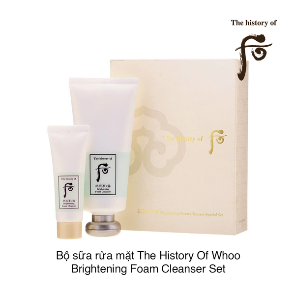 BỘ SỮA RỬA MẶT THE HISTORY OF WHOO GONGJINHYANG:SEOL BRIGHTENING FOAM CLEANSER SPECIAL SET