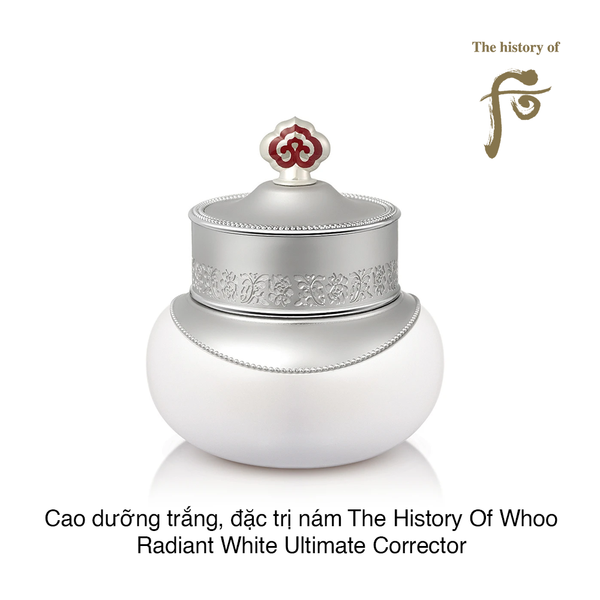 CAO DƯỠNG TRẮNG, ĐẶC TRỊ NÁM THE HISTORY OF WHOO GONGJINHYANG:SEOL RADIANT WHITE ULTIMATE CORRECTOR