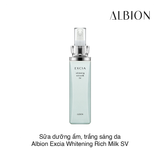 SỮA DƯỠNG ẨM, TRẮNG SÁNG DA ALBION EXCIA WHITENING RICH MILK SV