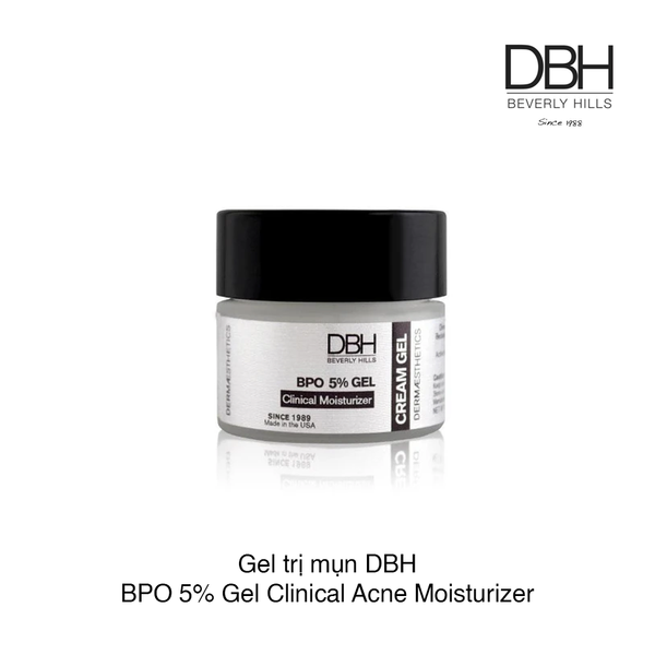 GEL TRỊ MỤN DBH BPO 5% GEL CLINICAL ACNE MOISTURIZER