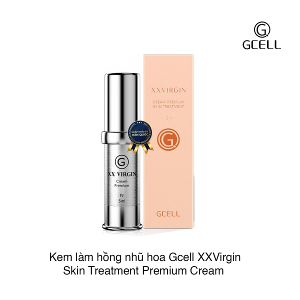 KEM LÀM HỒNG NHŨ HOA GCELL XXVIRGIN SKIN TREATMENT PREMIUM CREAM 5ML #N (HỘP)