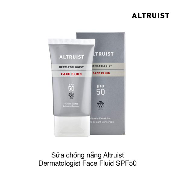 Sữa chống nắng Altruist Dermatologist Face Fluid SPF50 50ml