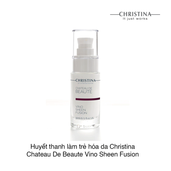 Huyết thanh làm trẻ hóa da Christina Chateau De Beaute Vino Sheen Fusion 30ml