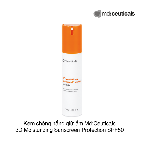 Kem chống nắng giữ ẩm Md:Ceuticals 3D Moisturizing Sunscreen Protection SPF50 50ml (Hộp)