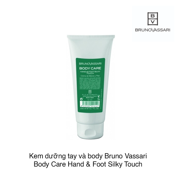 Kem dưỡng tay và body Bruno Vassari Body Care Hand & Foot Silky Touch