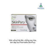 Viên uống thải độc, chống oxy hóa, làm đẹp da Pharmalife SkinPury (60 viên) (Hộp)