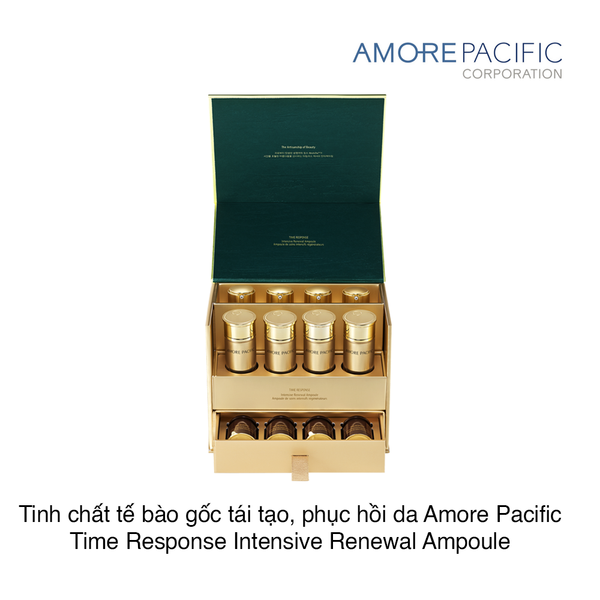 Tinh chất tế bào gốc tái tạo, phục hồi da Amore Pacific Time Response Intensive Renewal Ampoule (0.6g + 7ml) x 4 (Hộp)