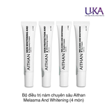 Bộ điều trị nám chuyên sâu Aithan Melasma And Whitening (4 món) Set