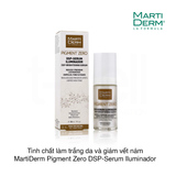 Tinh chất làm trắng da và giảm vết nám MartiDerm Pigment Zero DSP-Serum Iluminador, DSP-Brightening Serum 30ml (Hộp)
