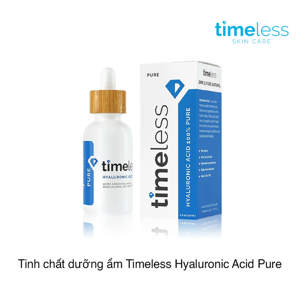 Tinh chất dưỡng ẩm Timeless Hyaluronic Acid Pure