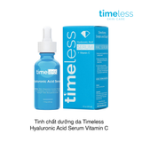 Tinh chất cấp ẩm, dưỡng sáng da Timeless Hyaluronic Acid Serum Vitamin C