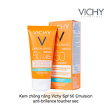 Kem chống nắng Vichy Capital Soleil Dry Touch Face Fluid SPF50 50ml (Hộp)