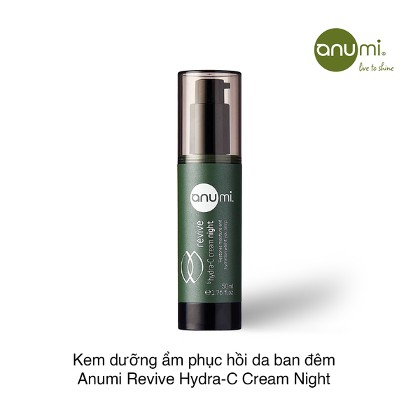 Kem dưỡng ẩm phục hồi da ban đêm Anumi Revive Hydra-C Cream Night 50ml