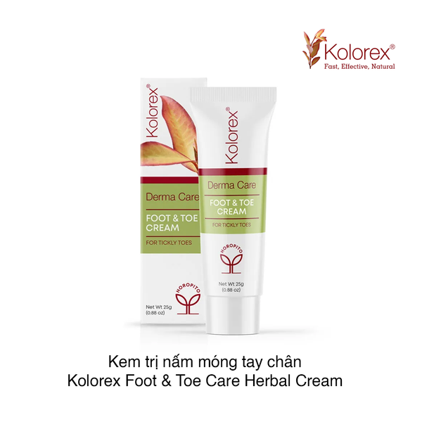 KEM TRỊ NẤM MÓNG TAY CHÂN KOLOREX FOOT & TOE CARE HERBAL CREAM