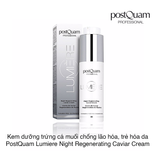 Kem dưỡng trứng cá muối giúp chống lão hóa, trẻ hóa da PostQuam Lumiere Night Regenerating Caviar Cream 50ml