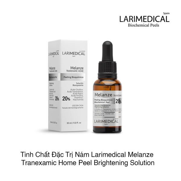 Tinh Chất Đặc Trị Nám Larimedical Melanze Tranexamic Home Biochemical Peel Brightening Solution 30ml (Hộp)