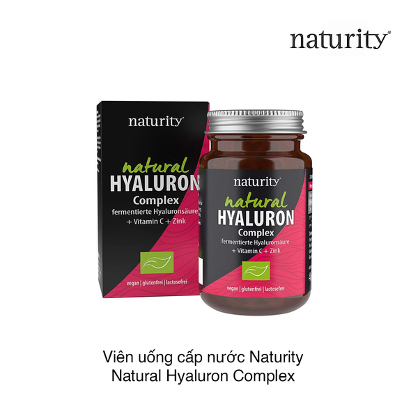 Viên uống cấp nước Naturity Natural Hyaluron Complex (60 viên) (Hộp)