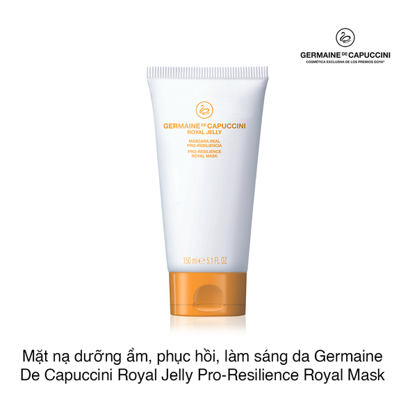 Mặt nạ dưỡng ẩm, phục hồi, làm sáng da Germaine De Capuccini Royal Jelly Pro-Resilience Royal Mask 150ml (Tuýp)