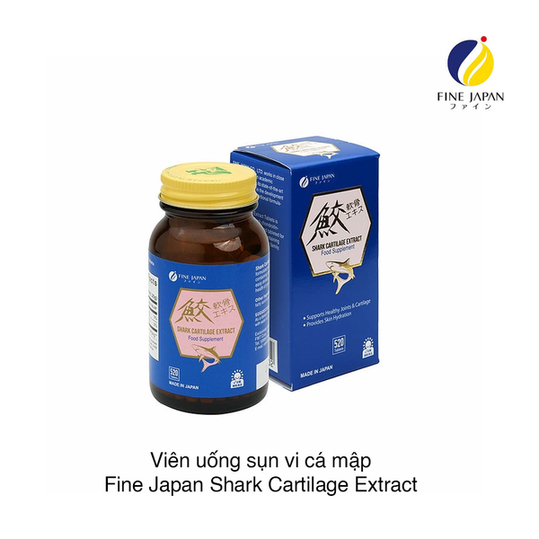 Viên uống sụn vi cá mập Fine Japan Shark Cartilage Extract (520 viên) (Hộp)