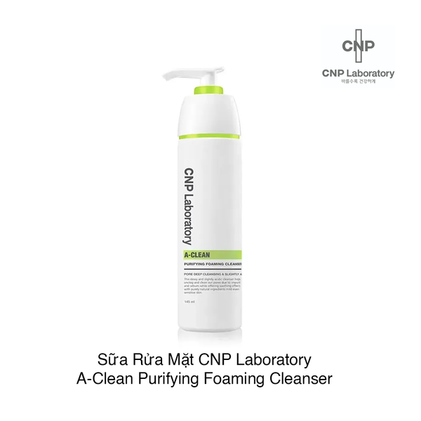 Sữa Rửa Mặt CNP Laboratory A-Clean Purifying Foaming Cleanser 145ml