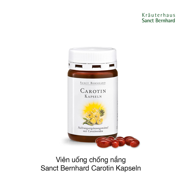 Viên uống chống nắng Sanct Bernhard Carotin Kapseln 100 viên