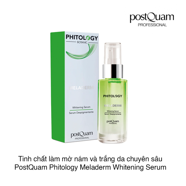 Tinh chất làm mờ nám và trắng da chuyên sâu PostQuam Phitology Meladerm Whitening Serum 30ml (Hộp)