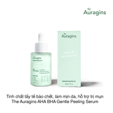 Tinh chất tẩy tế bào chết, làm mịn da, hỗ trợ trị mụn The Auragins AHA BHA Gentle Peeling Serum 30ml