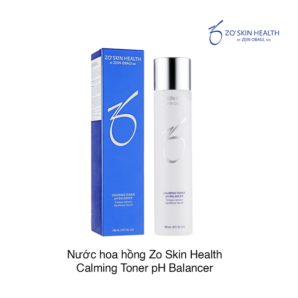 Nước hoa hồng Zo Skin Health Calming Toner pH Balancer 180ml