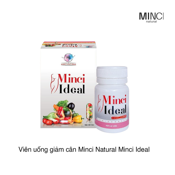 Viên uống giảm cân Minci Natural Minci Ideal 40 viên