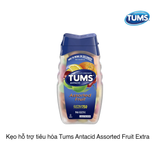 Kẹo hỗ trợ tiêu hóa Tums Antacid Assorted Fruit Extra 750mg (100 viên) (Hũ)