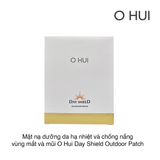 Mặt nạ dưỡng da hạ nhiệt và chống nắng vùng mắt và mũi O Hui Day Shield Outdoor Patch 4g x 10 miếng