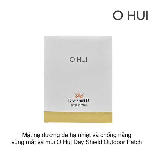 Mặt nạ dưỡng da hạ nhiệt và chống nắng vùng mắt và mũi O Hui Day Shield Outdoor Patch 4g x 10 miếng