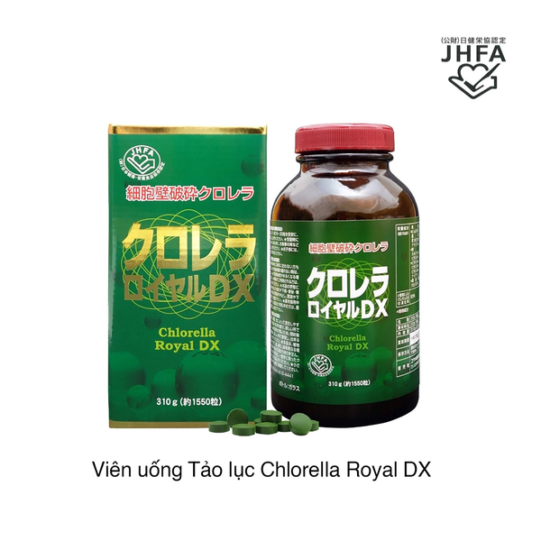 Viên uống Tảo lục Chlorella Royal DX 310g (Hộp)