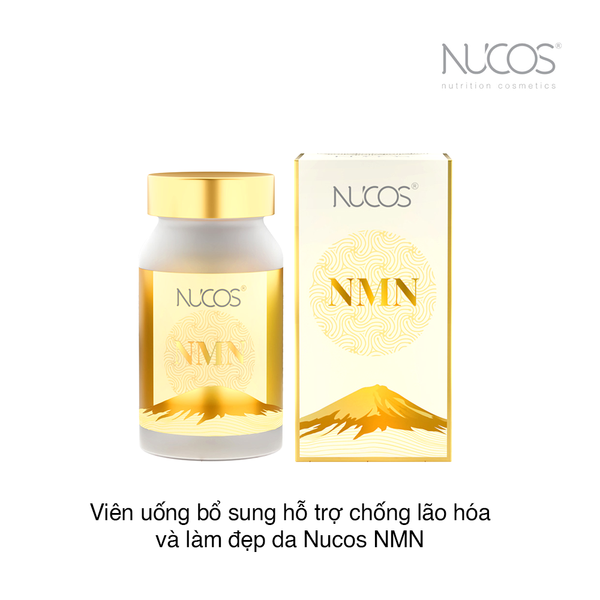 Viên uống bổ sung hỗ trợ chống lão hóa và làm đẹp da Nucos NMN (60 viên)