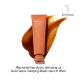 Mặt nạ lột thảo dược, làm sáng da Sulwhasoo Clarifying Mask Peel Off 35ml (Hộp cam) (Hộp)