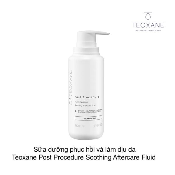 Sữa dưỡng phục hồi và làm dịu da Teoxane Post Procedure Soothing Aftercare Fluid 200ml (Chai)