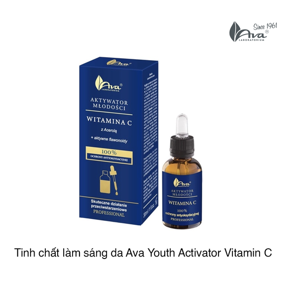 Tinh chất làm sáng da Ava Youth Activator Vitamin C 30ml (Hộp)