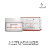 Kem dưỡng cấp ẩm và phục hồi da Evenswiss Rich Regenerating Cream 50ml (Hộp)