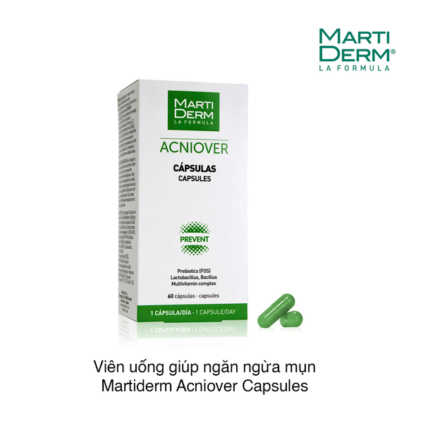 Viên uống giúp ngăn ngừa mụn Martiderm Acniover Capsules (60 viên)