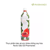 Thực phẩm bảo vệ sức khỏe chống oxy hóa Nước Gấc G3 Pharmanex 900ml