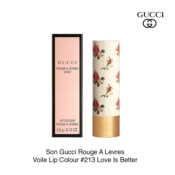 Son Gucci Rouge A Levres Voile Lip Colour #213 Love Is Better 3.5g