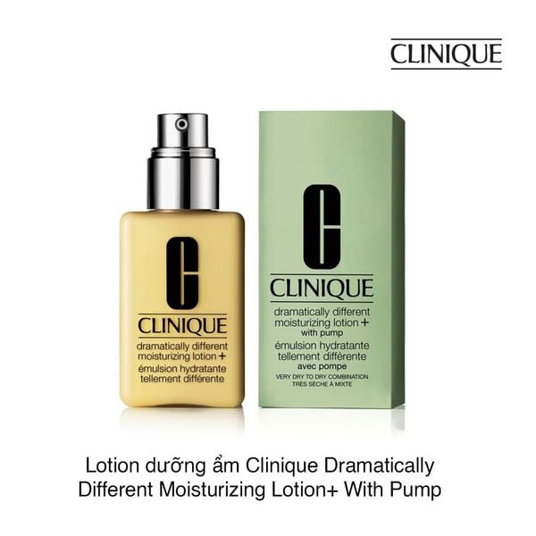 Lotion dưỡng ẩm Clinique Dramatically Different Moisturizing Lotion+ With Pump 125ml