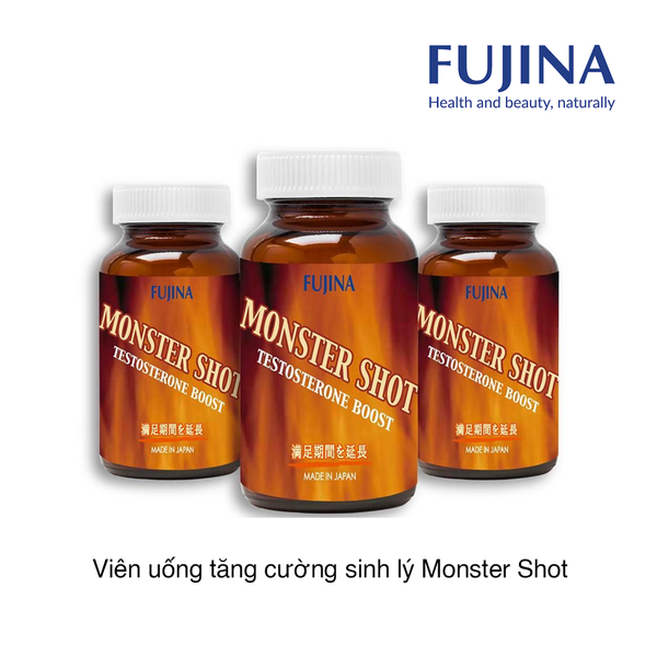 VIÊN UỐNG HỖ TRỢ VÀ TĂNG CƯỜNG SINH LÝ NAM FUJINA MONSTER SHOT TESTOSTERONE BOOTS