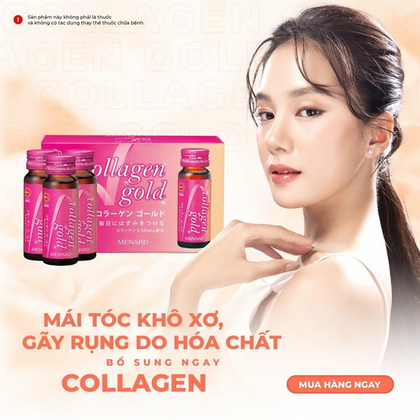 Thức uống bổ sung Collagen Menard Collagen Gold (30ml x 10 chai)