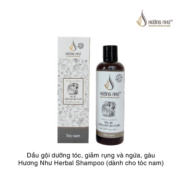 Dầu gội dưỡng tóc, giảm rụng và ngứa, gàu Hương Như Herbal Shampoo